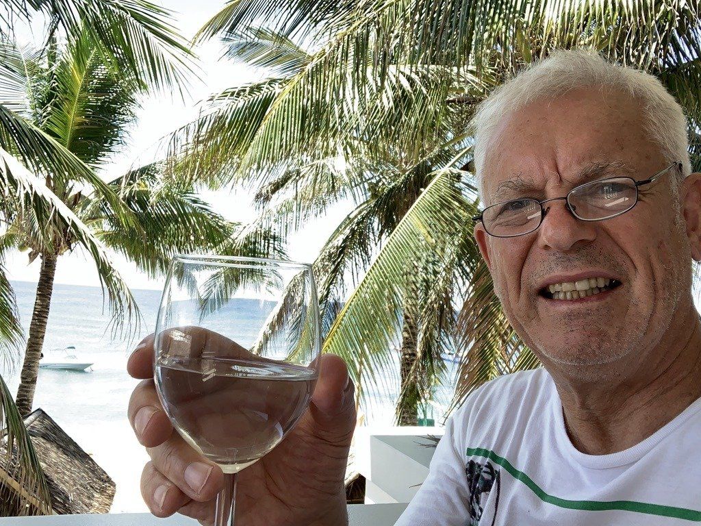 Cheers from the balcony