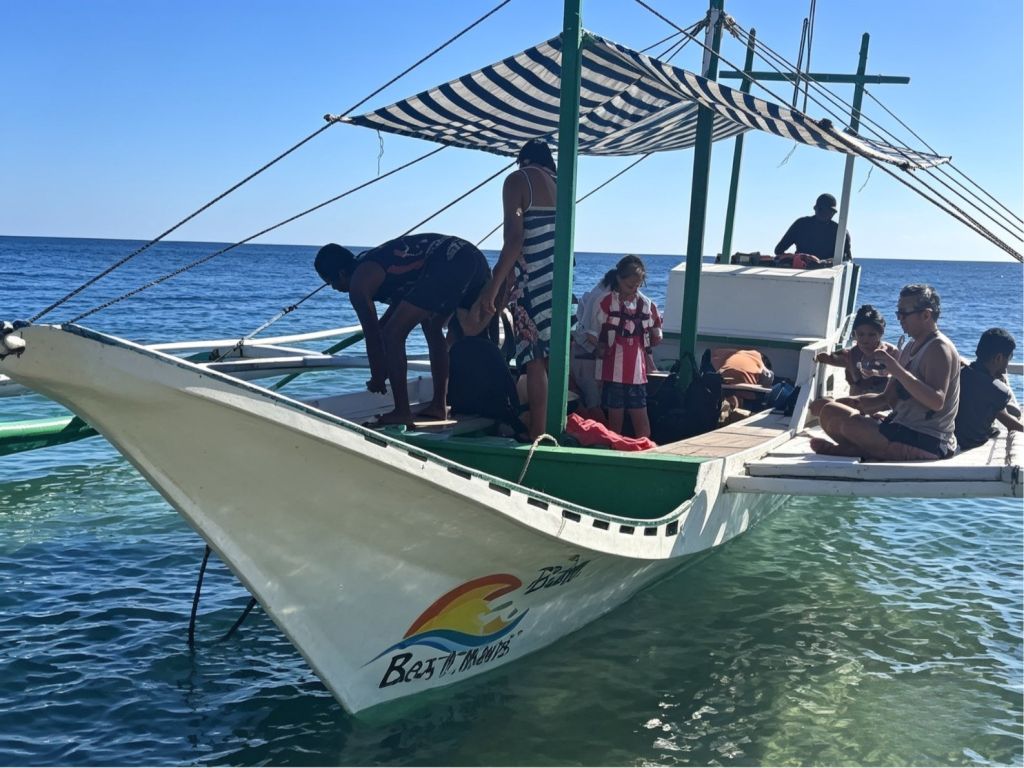 A banca boat trip