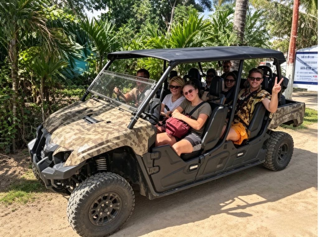 A UTV island land tour