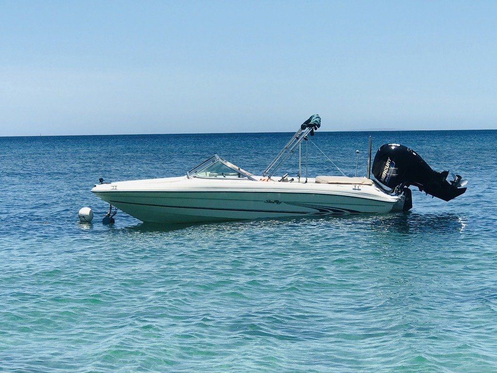 Small speedboat