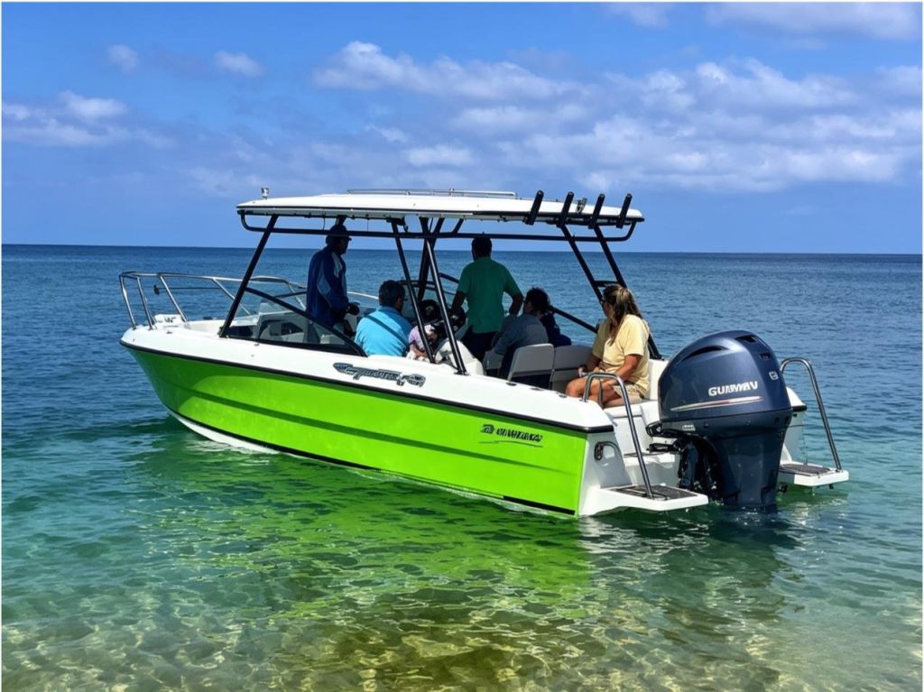 Large speedboat