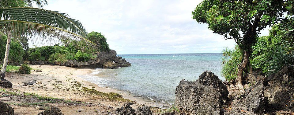 A quiet rocky cove