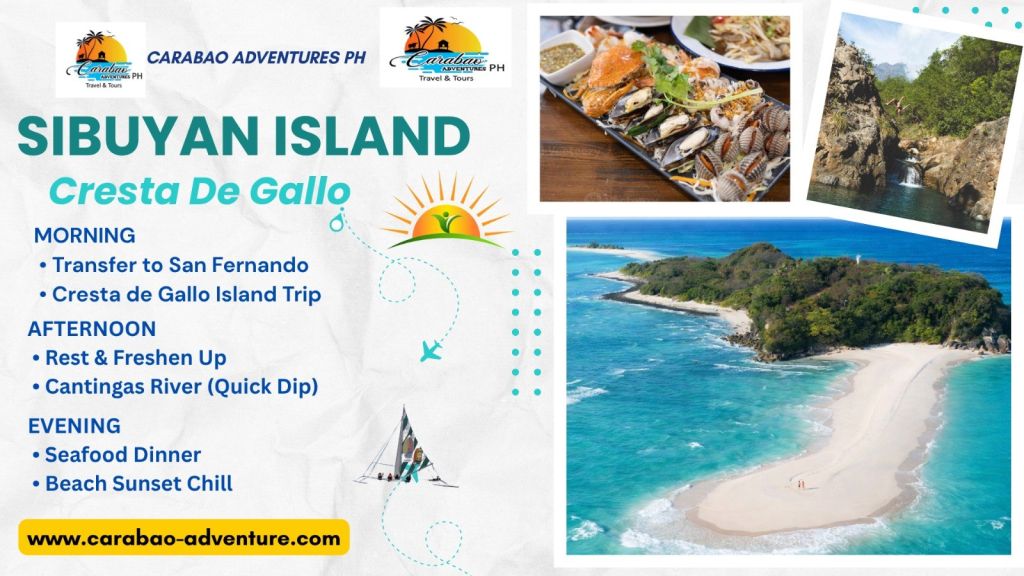 Sibuyan Island and the Cresta de Gallo sandbar