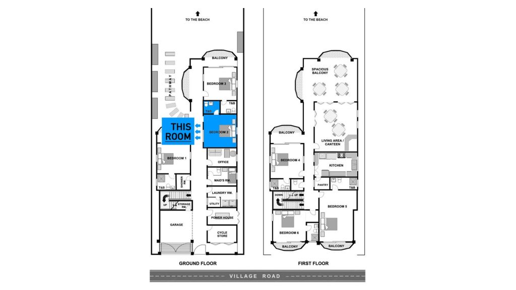 Deluxe – Garden Floor floor plan